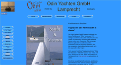 Desktop Screenshot of odin-yacht.de